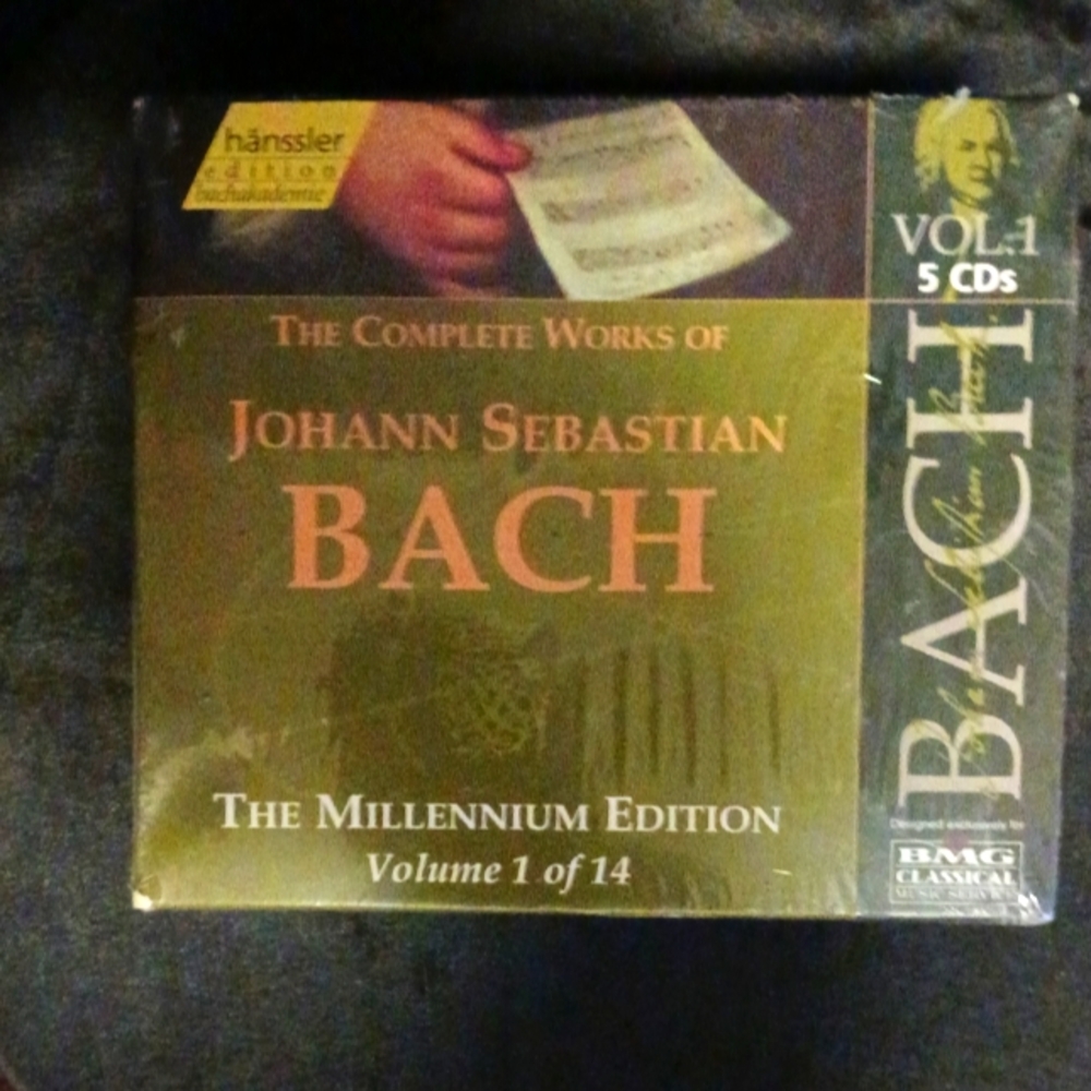 Bach Complete Works Millennium Edition Vol 1/14 • 5 CD Set • NEW Sealed Hänssler
